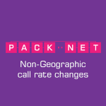 Non-Geographic Call Rate Changes