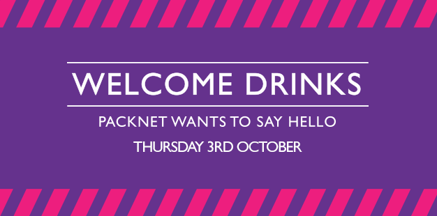 Welcome drinks – PackNet wants to say hello