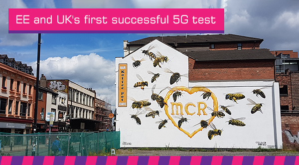 EE and UK’s first successful 5G test