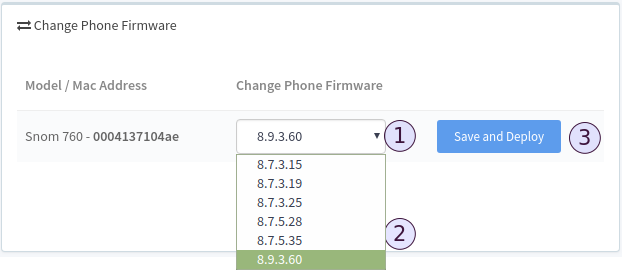 Changing forwarding